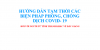HƯỚNG DẪN TẠM THỚI BIỆN PHÁP PHÒNG, CHỐNG DỊCH COVID- 19