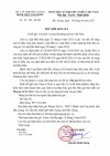 Thư mời báo giá linh kiện thay thế cho hệ thống gia tốc