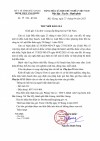 Thư mời báo giá linh kiện thay thế máy xét nghiệm sinh hóa...