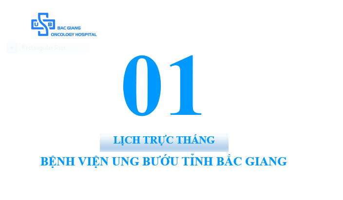 LỊCH TRỰC THÁNG 01/2021
