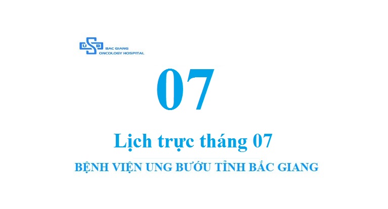 LỊCH TRỰC BỆNH VIỆN t7/2021
