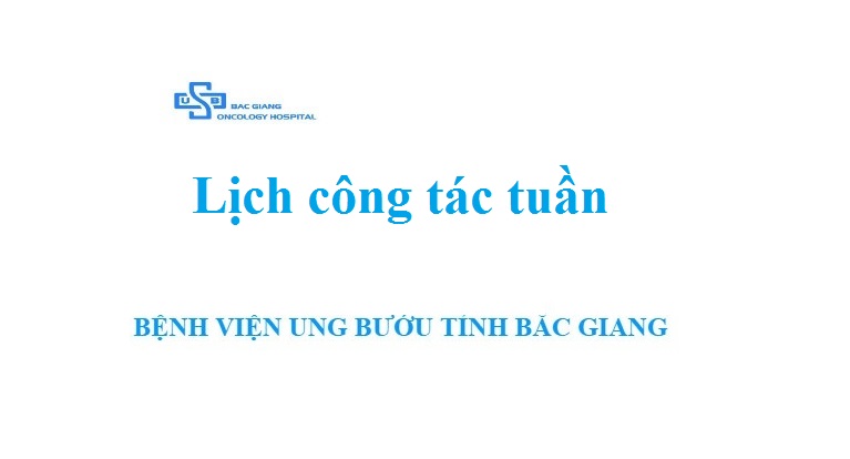Lịch công tác tuần 45