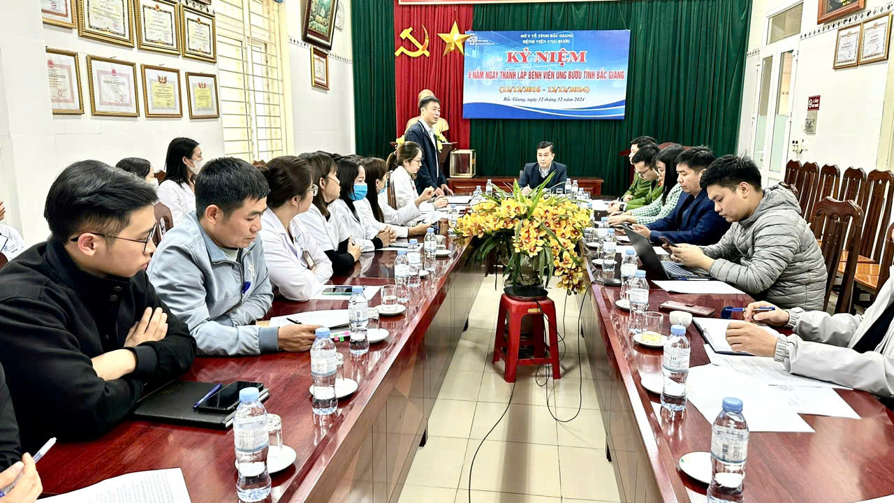 BỆNH VIỆN UNG BƯỚU TỈNH BẮC GIANG TỔ CHỨC CÁC HOẠT ĐỘNG  CHÀO MỪNG KỶ NIỆM 70 NĂM  NGÀY THẦY THUỐC VIỆT NAM 27/02/2025